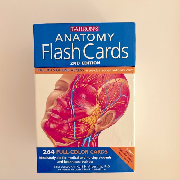 Barron’s Other Barrons Anatomy Flash Cards 2nd Edition Poshmark